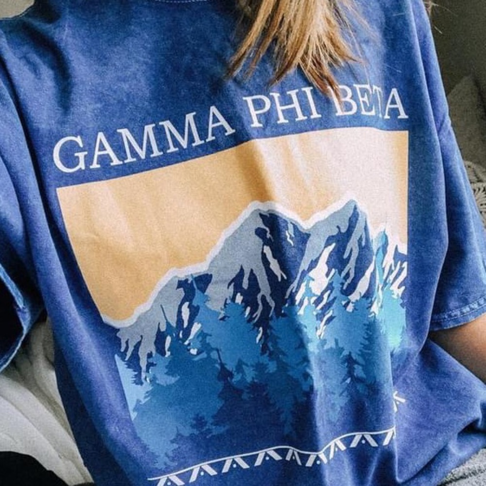Mineral Wash Gamma Phi Beta Tee